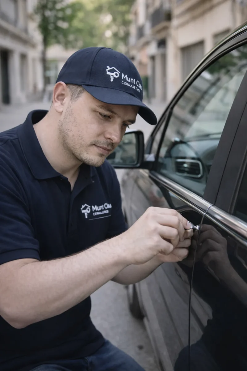 Obertura de cotxes i panys de seguretat